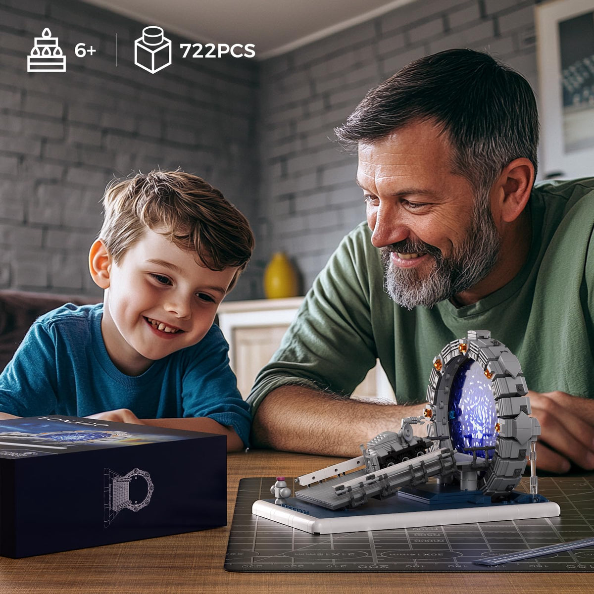 VONADO Desktop Ornament offers stylish sci-fi décor for desks or shelves.