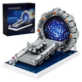 VONADO SG Mirror Building Blocks show a glowing space gate design for imaginative play.
