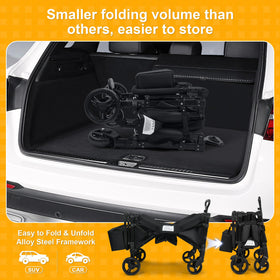 VOOI Stroller Wagon adjustable handlebar to fit caregivers