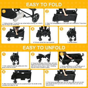 VOOI Stroller Wagon storage basket for essentials