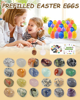 Voplintra magnifying glass helps kids inspect gemstone colors up close.