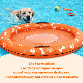 Vortexain cooling bottom lets water pass through for refreshing floating rests