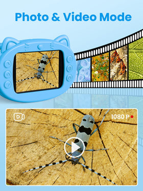 Built-in storage holds about 200 photos on the device.