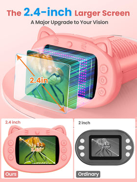 Vorth 8 LED lights enable bright close-up viewing in dim spaces.