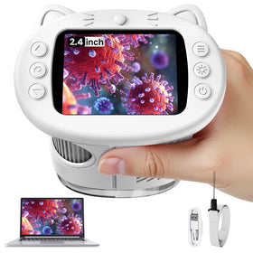 Vorth Kids Microscope with 2.4-inch screen for clear magnification