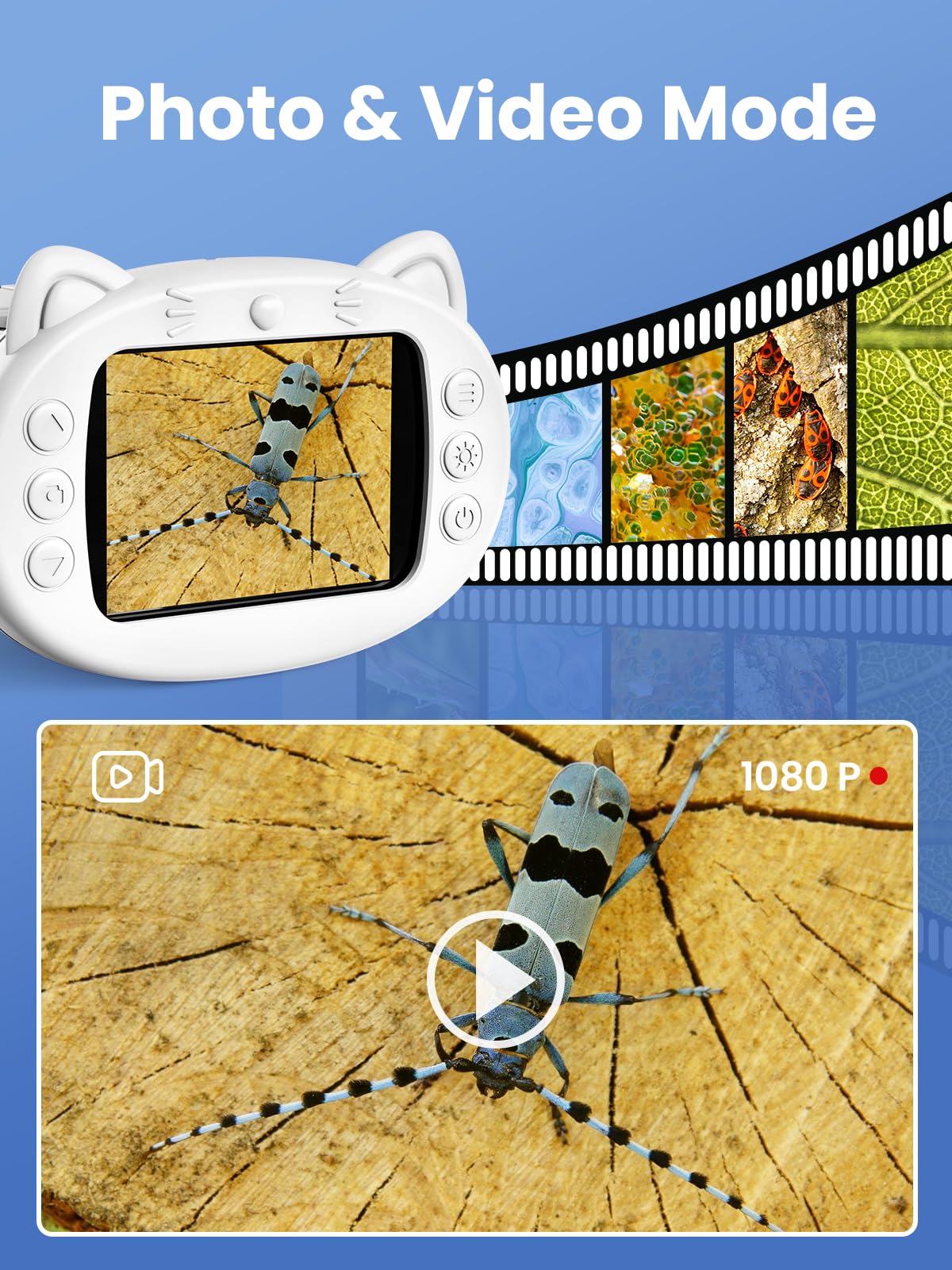 Type-C PC mode for photos and videos transfer