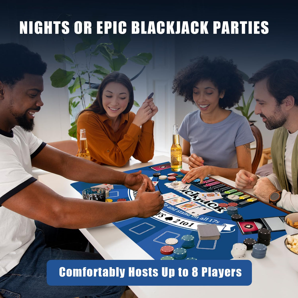 Vortissza casino-style graphics create immersive game-night atmosphere.