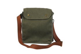 Vosariy gas mask bag shows three drainage holes for authentic function.
