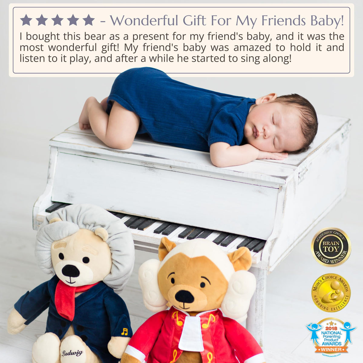 Vosego plush fabric offers cozy snuggling for newborns and toddlers.