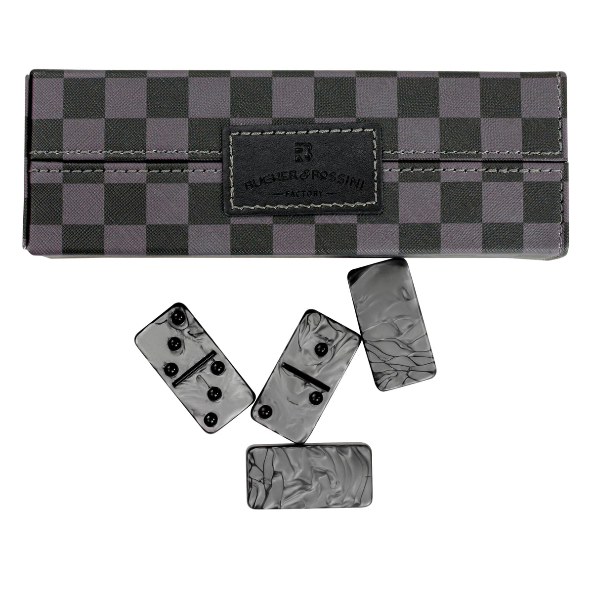 Vovotuzzi dominoes sized 1.1 by 0.5 inches for a comfortable grip.