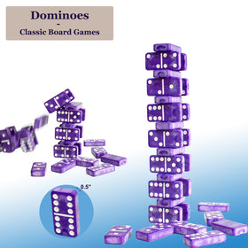 Family game night with Vovotuzzi dominos in a lively setup