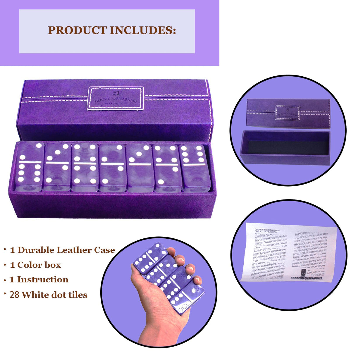 Travel friendly Vovotuzzi domino case for on the go games