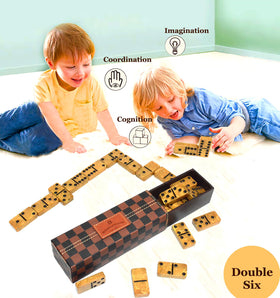 Vovotuzzi travel-friendly domino set is easy to carry