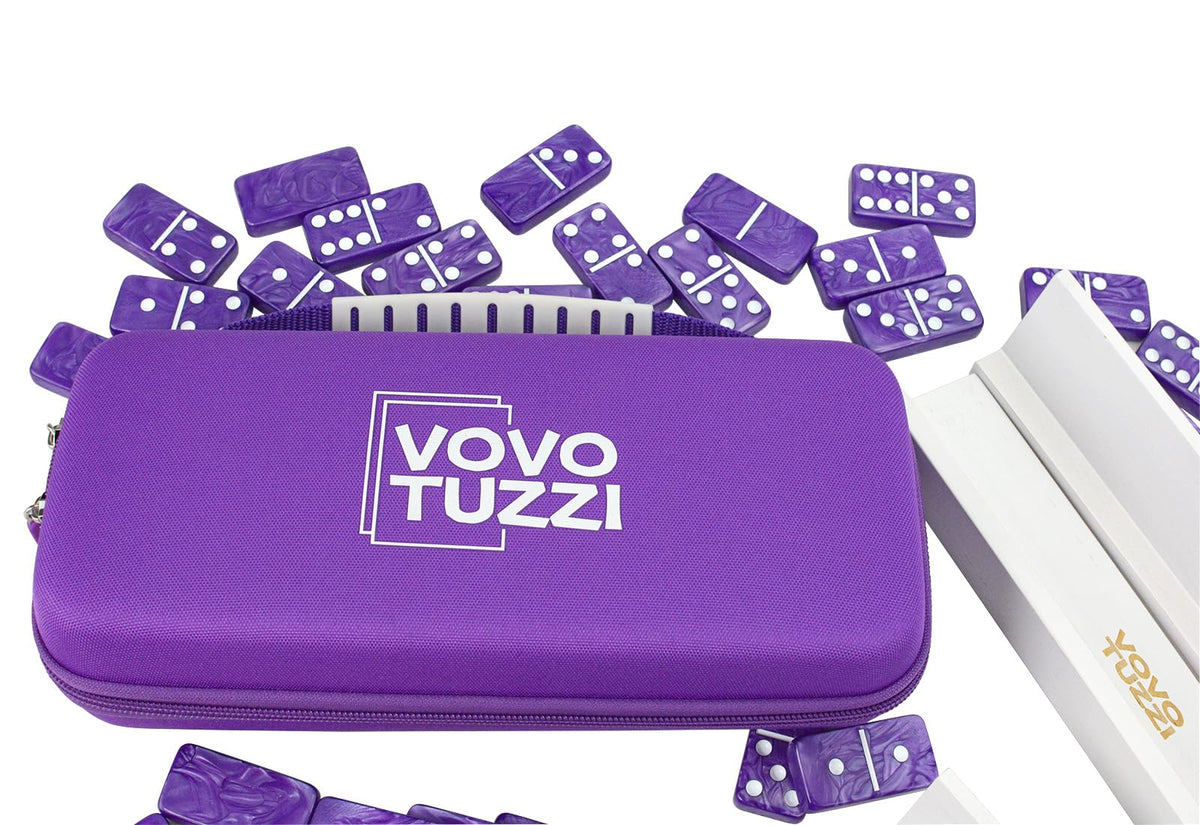 Vovotuzzi purple dominoes spark colorful family game nights.