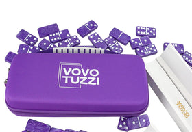 Vovotuzzi purple dominoes spark colorful family game nights.