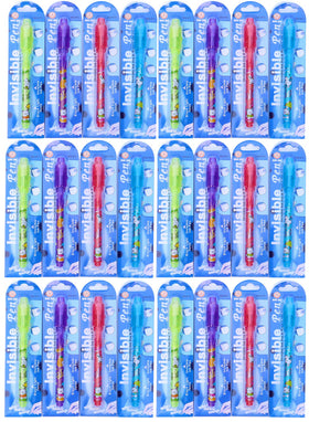VOVRU invisible ink pen set of 24 for secret messages and party favors.