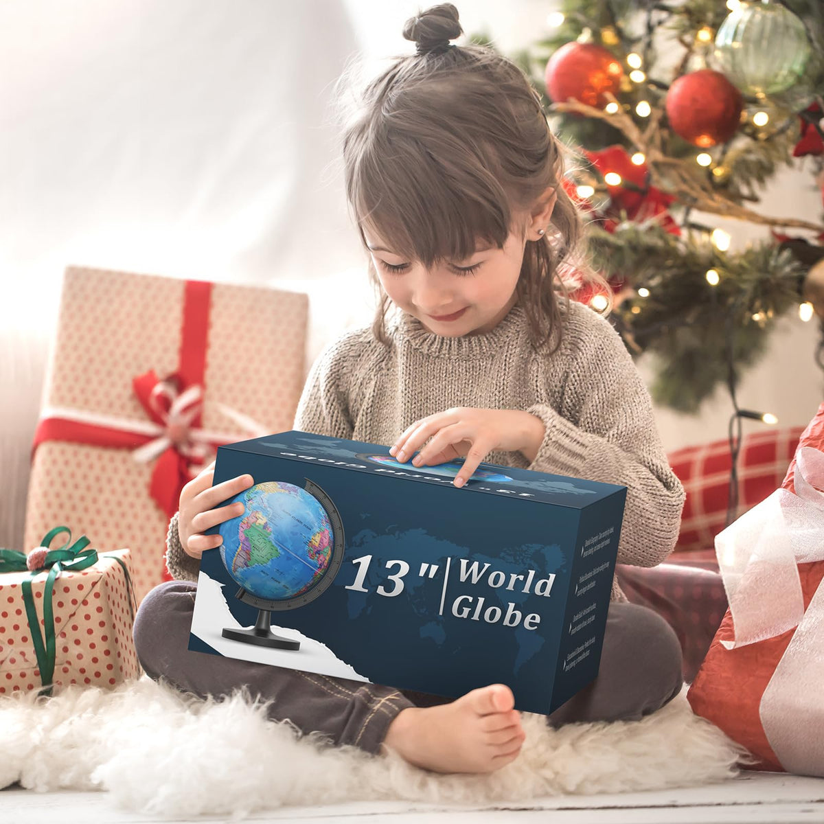 Voxelure globe suited for both kids and adults during learning sessions