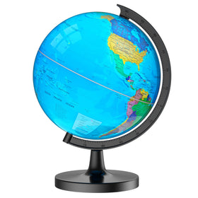 Voxelure 13-inch globe with writable waterproof surface for marking capitals
