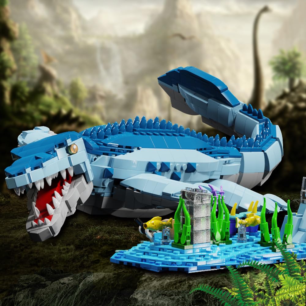 Voxifyx dinosaur set with mouth opening and closing action