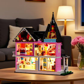 Voxifyx Pink Palace carvings detail highlights delicate craftsmanship.