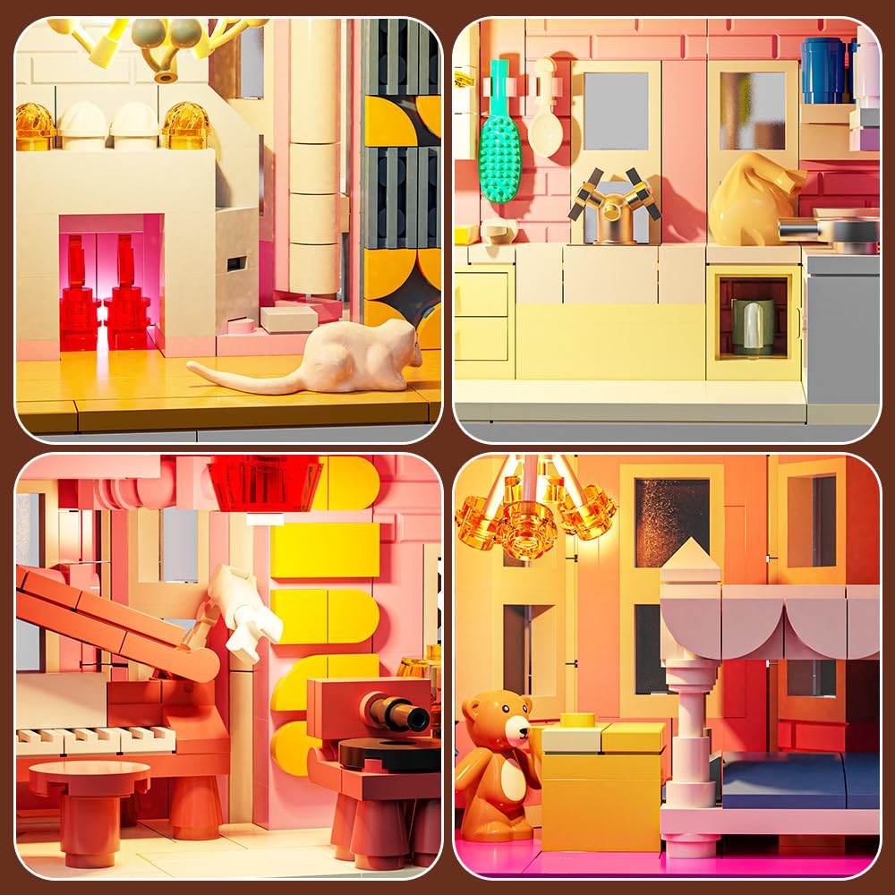 Voxifyx Pink Palace doors and windows detail invites graceful assembly.