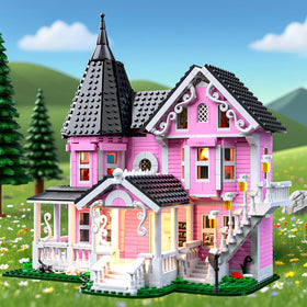 Voxifyx Pink Palace interior layout reveals detailed rooms for storytelling.