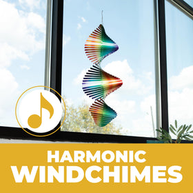 VP Home 3D rainbow spinner hanging art catching sunlight with dynamic depth.