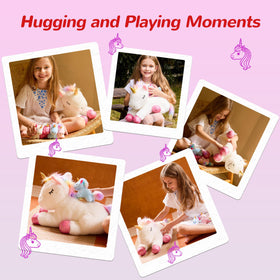 Vposyako child playing with unicorn toys sparks imagination and storytelling