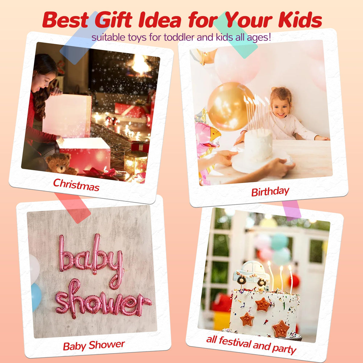 Vposyako girl room decor idea adds playful charm to nursery or classroom.