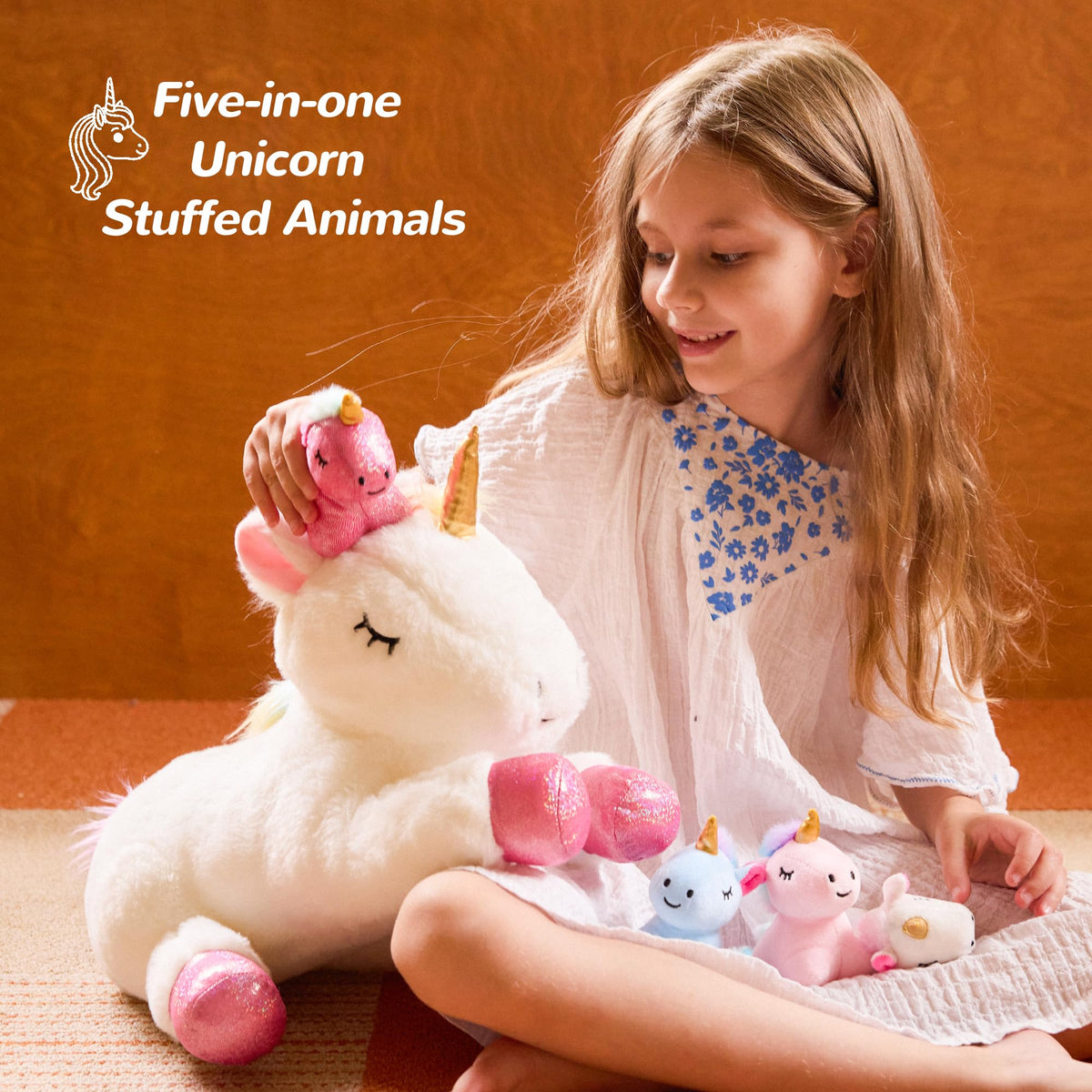Vposyako baby unicorns hidden inside mommy's tummy offering a delightful surprise for kids