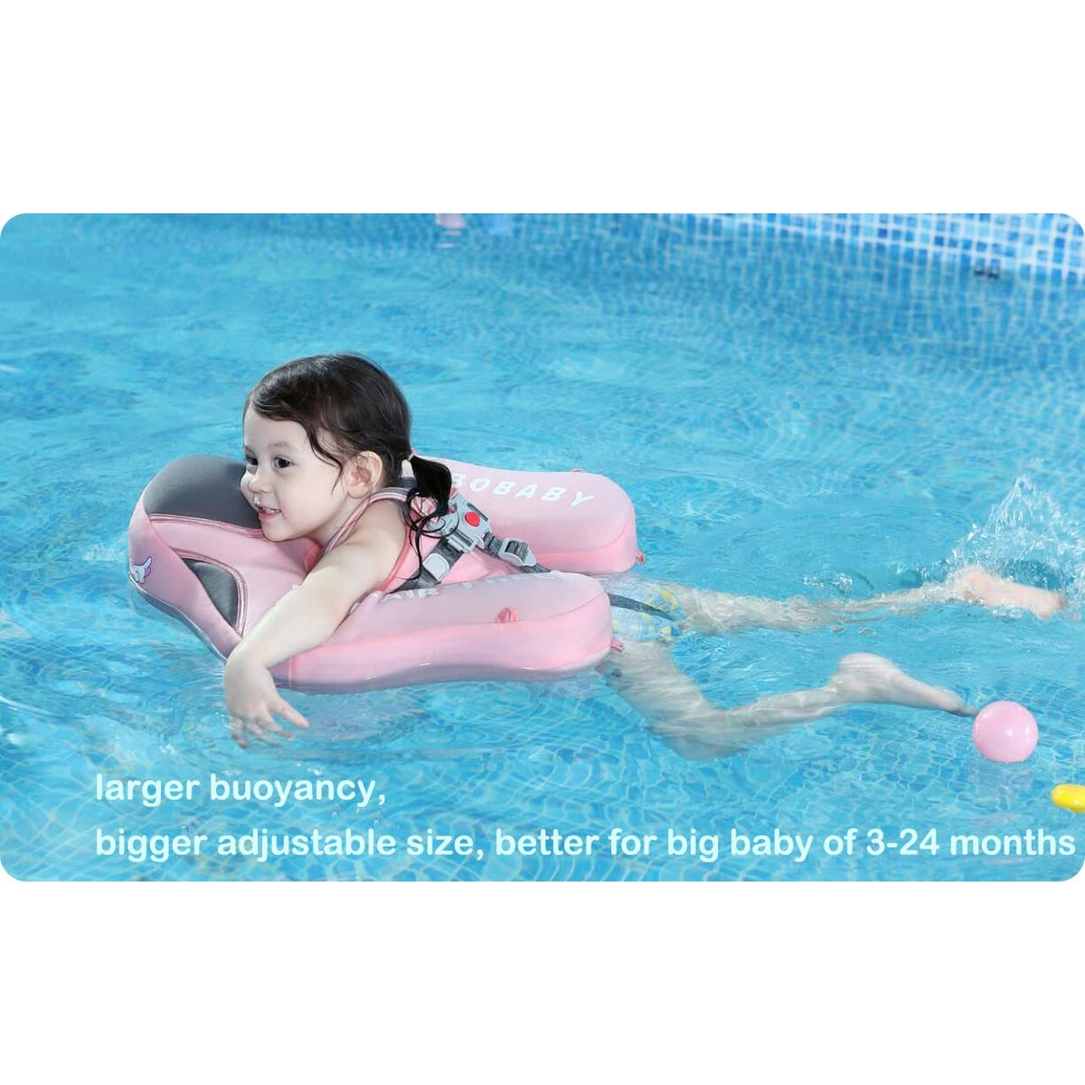 VQ-Ant Mambobaby non-inflatable design avoids leaks and pumps during use.