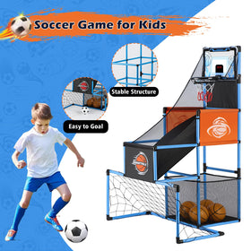 VROGTIK soccer goal with two balls for quick street and backyard games