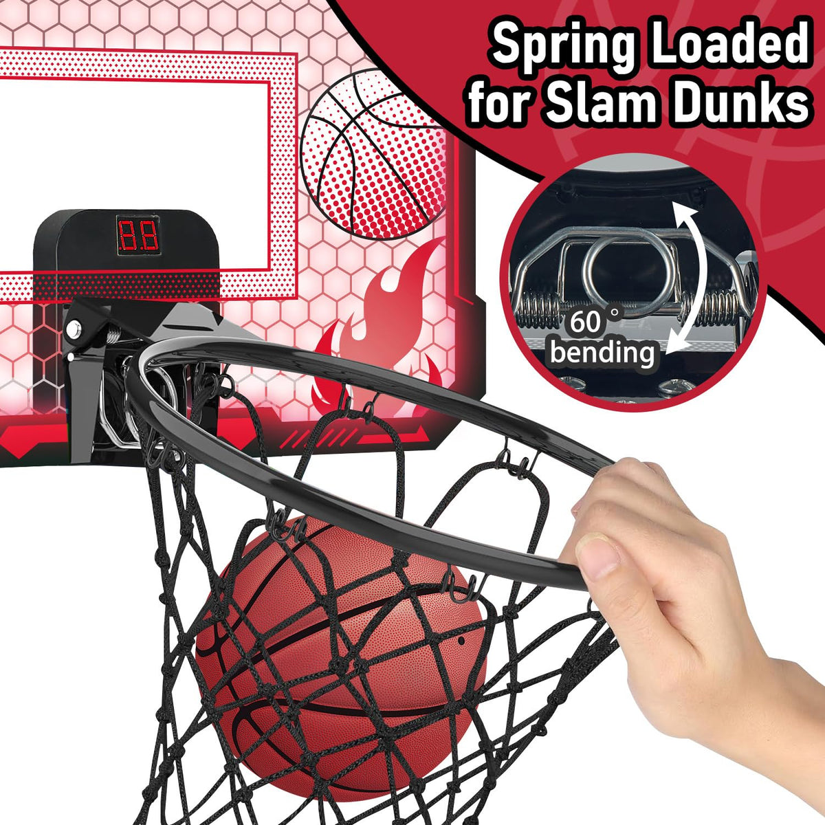 VROGTIK ball clip helps keep the ball ready for instant dunk sessions