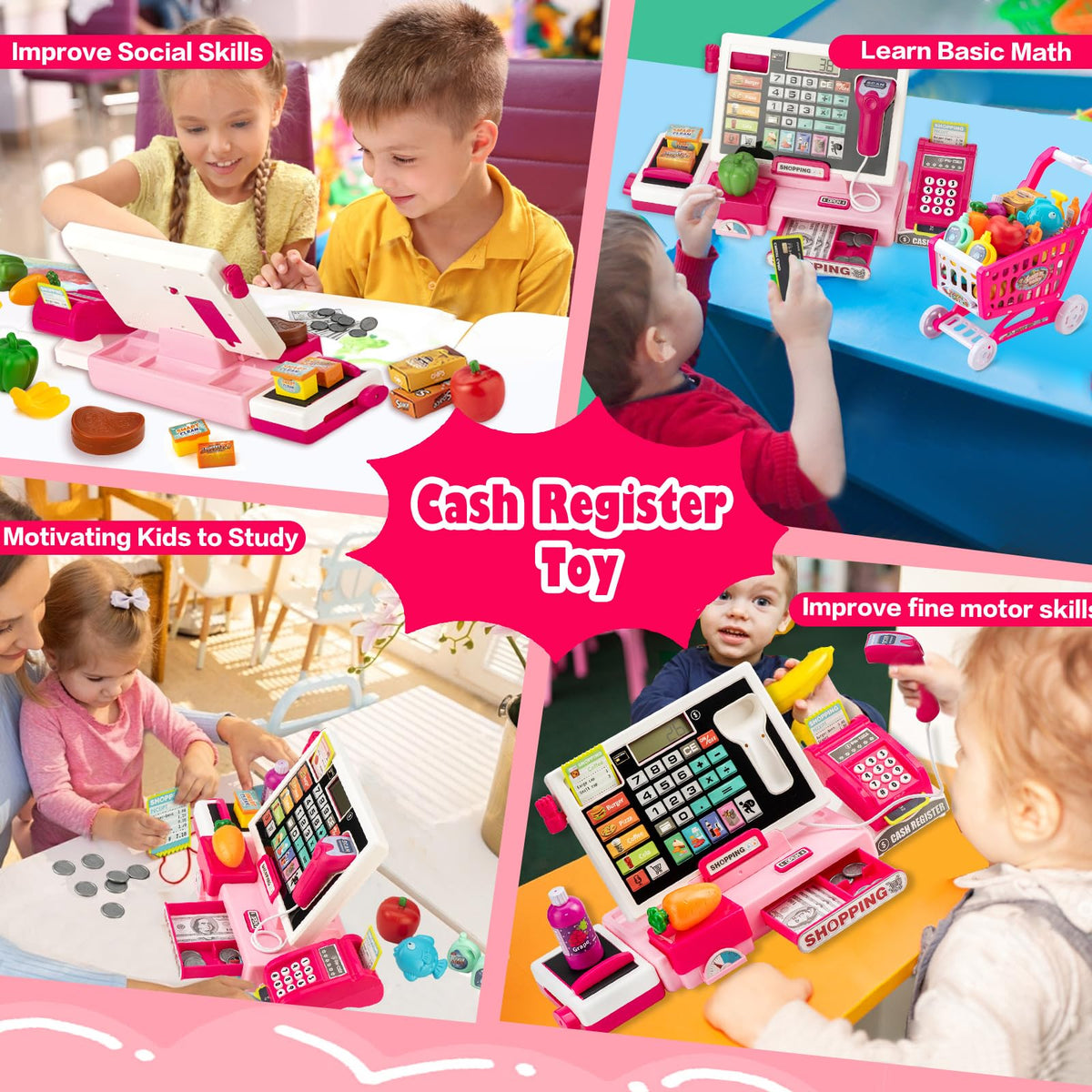 VROGTIK barcode-scanner-playset encourages quick pretend scanning.