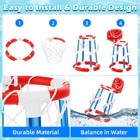 VROGTIK basketball rings pack for versatile pool games