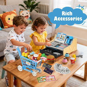 VROGTIK complete kids storeplay set opens up a lively storefront scene.