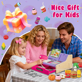 VROGTIK included accessories set expands pretend grocery scenarios.