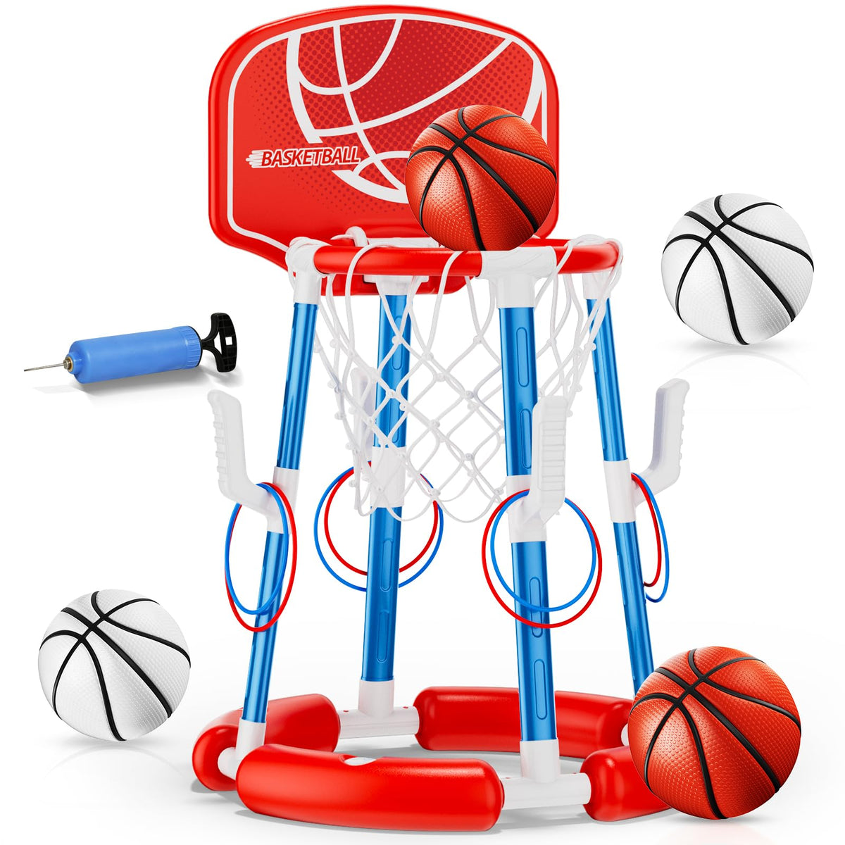 VROGTIK pool basketball hoop backboard for accurate shots in water