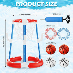 VROGTIK pool basketball hoop base stability ensures safe, sturdy poolside fun