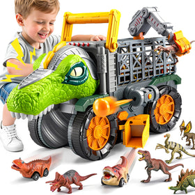 Vroomix JOVA dinosaur-truck exterior showcases a bold playset for toddlers