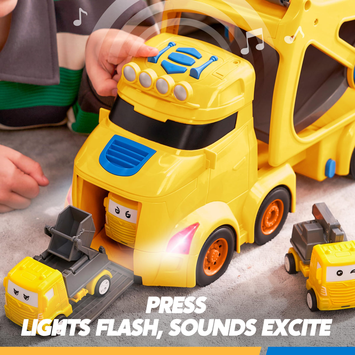 Vroomix JOVA front and rear access panels support versatile play setups.