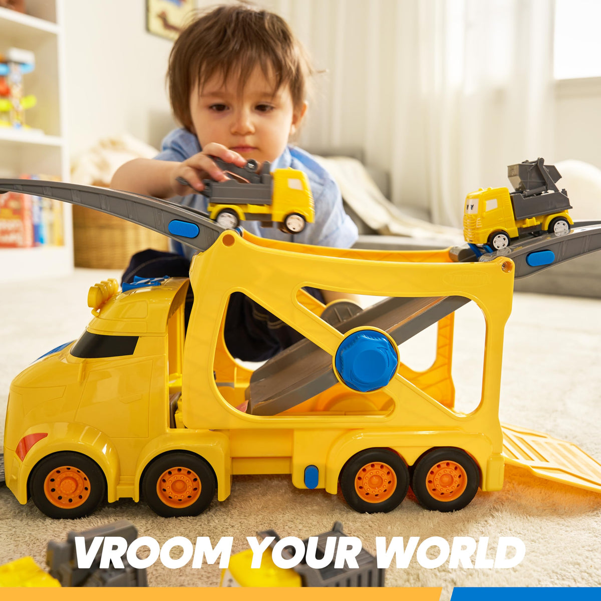 Vroomix JOVA six included small cars fit easily for little hands and organization.