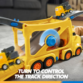 Vroomix JOVA no-divider storage simplifies cleanup after busy play sessions.