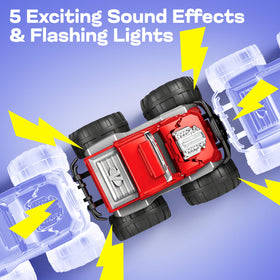 Vroomix Jova Smash-Bump quick reset feature enables seamless play resets.