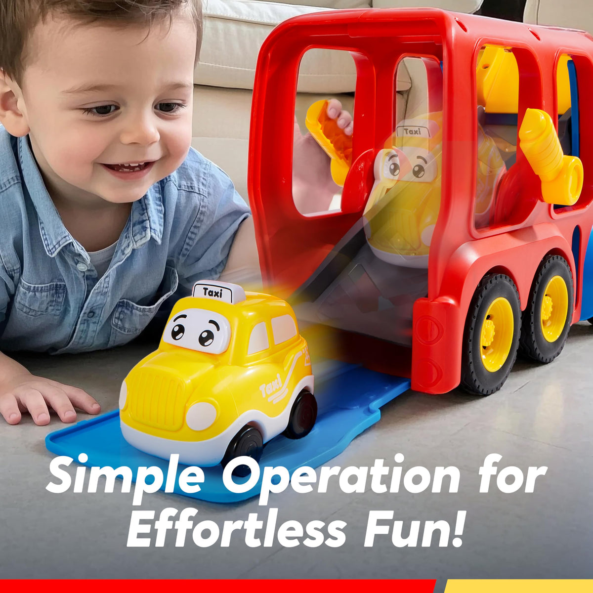 Vroomix JOVA taxi cab toy ideal for city role play.