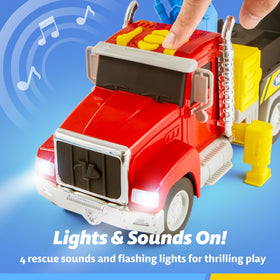 Vroomix JOVA crash car toy 2 changes after collision for extra fun.