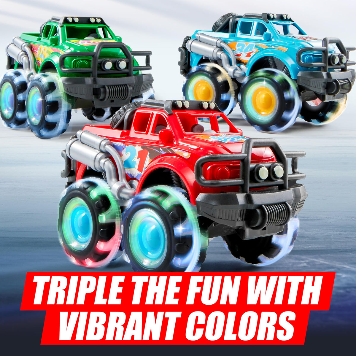 Vroomix JOYIN auto-dimming wheels protect eyes during fun play