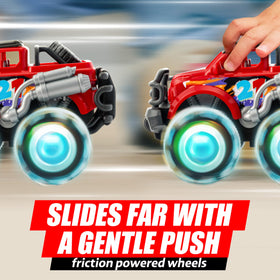 Vroomix JOYIN push-action truck ready to roll, encouraging active play