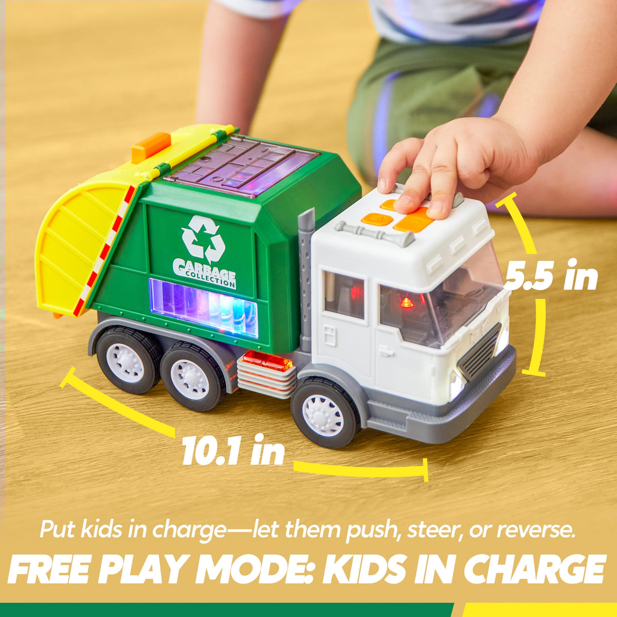 Vroomix battery-operated truck ready for indoor or outdoor fun
