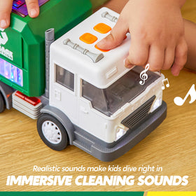 Vroomix truck rear hatch opens for action-packed moments